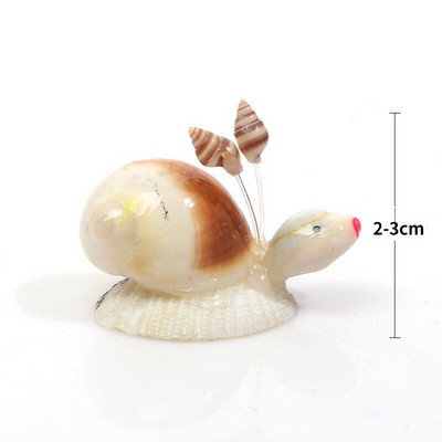 Aranyos figurák Természetes kagylók Díszek Kagyló Kézműves Házi Dekoráció Asztali díszek Madarak Rókák Kreatív ajándékok gyerekeknek