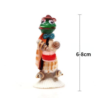 Aranyos figurák Természetes kagylók Díszek Kagyló Kézműves Házi Dekoráció Asztali díszek Madarak Rókák Kreatív ajándékok gyerekeknek