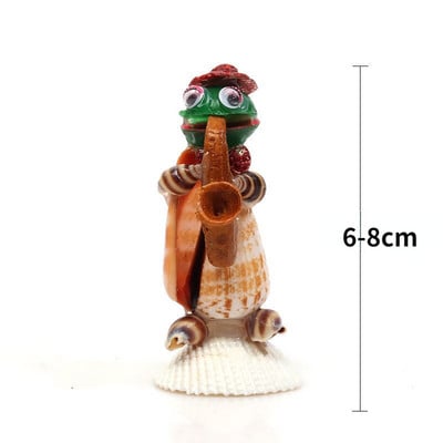 Aranyos figurák Természetes kagylók Díszek Kagyló Kézműves Házi Dekoráció Asztali díszek Madarak Rókák Kreatív ajándékok gyerekeknek