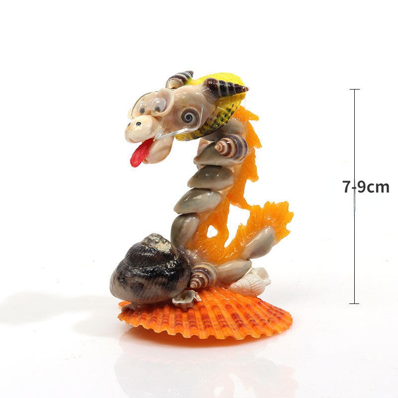 Aranyos figurák Természetes kagylók Díszek Kagyló Kézműves Házi Dekoráció Asztali díszek Madarak Rókák Kreatív ajándékok gyerekeknek