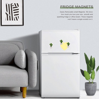 24 τμχ χαριτωμένοι μαγνήτες ψυγείου κάκτου, Διακοσμητικός μαγνήτης ντουλαπιού με μαγνήτη ψυγείου, μαγνήτης σανίδας ξηρής διαγραφής
