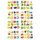 48 db új fa hűtőszekrény hűtőmágneses oktatójáték kisfiúnak