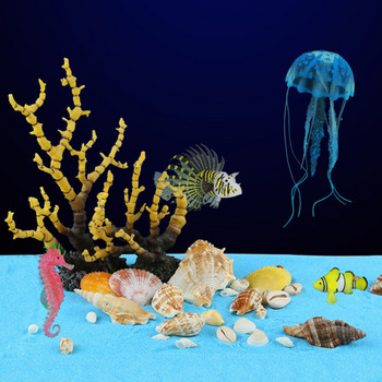 500 г смесени натурални плажни миди Комплект занаяти за декорация на аквариум в домашен аквариум