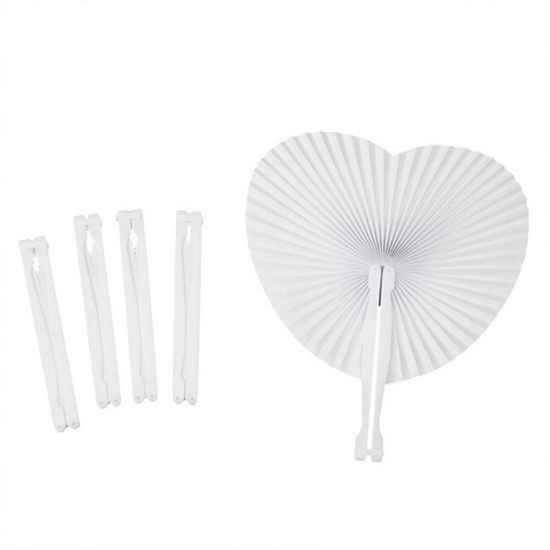 30db Hordozható összecsukható legyezők Dance Esküvői Party Hand Fan Favor Party Összecsukható legyezők Ajándék személyre szabott esküvői dekoráció