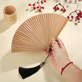 16/18 cm-es bambusz legyező kimonó legyező férfi és női japán gésa antik klasszikus fekete összecsukható ventilátor kompakt tánclegyező, hordozható