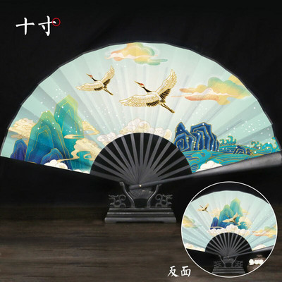 14 Stiilis 60cm Kokkupandav lehvik Antiik Stiilis Kraana Rebane Müüt Kokkupandav Lehvik Hiina Stiilis Tutt Tantsuriiete Aksessuaar Kodukaunistus