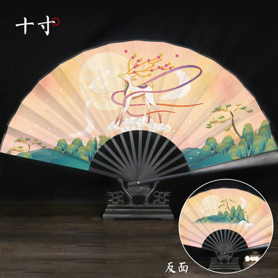 14 Stiilis 60cm Kokkupandav lehvik Antiik Stiilis Kraana Rebane Müüt Kokkupandav Lehvik Hiina Stiilis Tutt Tantsuriiete Aksessuaar Kodukaunistus