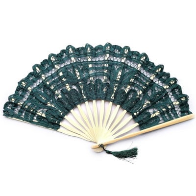 Evantai de mână din dantelă europeană de 27 CM Fan Dance Domnișoară de onoare Fan prințesă Evantai pliabil din dantelă Eventail a principal abanico de mano evantai vintage