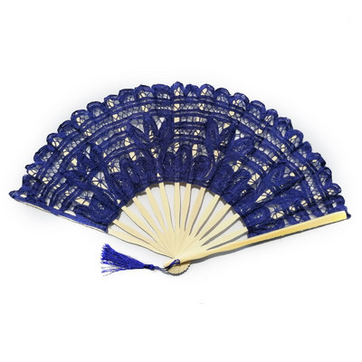 Evantai de mână din dantelă europeană de 27 CM Fan Dance Domnișoară de onoare Fan prințesă Evantai pliabil din dantelă Eventail a principal abanico de mano evantai vintage