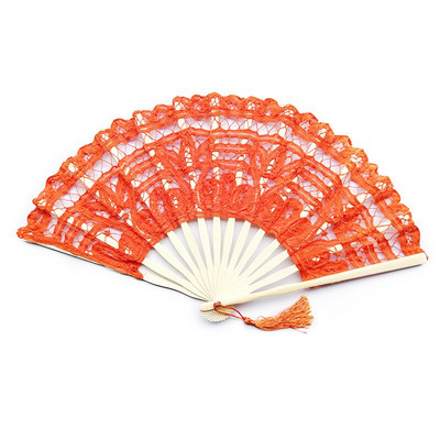 Evantai de mână din dantelă europeană de 27 CM Fan Dance Domnișoară de onoare Fan prințesă Evantai pliabil din dantelă Eventail a principal abanico de mano evantai vintage