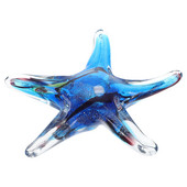 Figurine de sticlă Steaua de pește Cristal Animal de mare Suflat Ocean Decor Masă Delfin Presă hârtie în miniatură Marine Life Nautic
