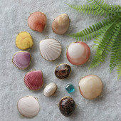 Ingyenes szállítás (1db/tétel) Shell ékszerdoboz Natural Shell Beach karikagyűrű hordozó doboz kézzel készített kagyló kézműves koszorúslány ajándék