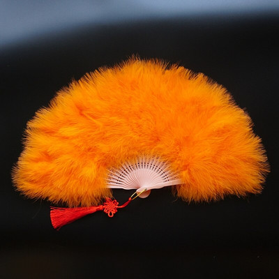 Evantai pliat lucrat manual Evantai de mână cu pene albe chinezești decorative pentru acasă, petrecere, dans, decorațiuni de nuntă, accesorii, artizanat, cadouri