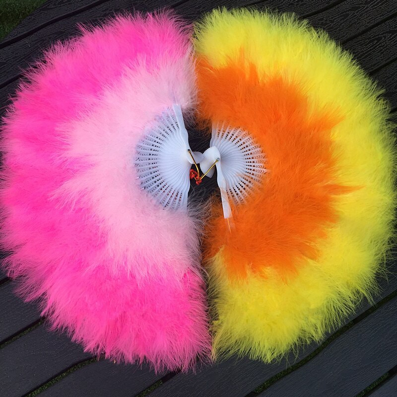 Evantai pliat lucrat manual Evantai de mână cu pene albe chinezești decorative pentru acasă, petrecere, dans, decorațiuni de nuntă, accesorii, artizanat, cadouri