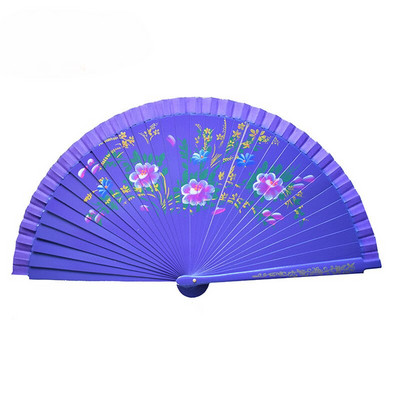 Medinis sulankstomas ventiliatorius Ispaniškas vėduoklis šokiams Spausdinti rankomis Sulankstomas ventiliatorius Dovanos svečių namų dekoravimui Papuošalai Amatai