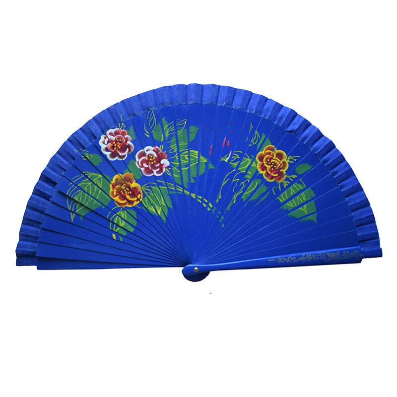 Medinis sulankstomas ventiliatorius Ispaniškas vėduoklis šokiams Spausdinti rankomis Sulankstomas ventiliatorius Dovanos svečių namų dekoravimui Papuošalai Amatai