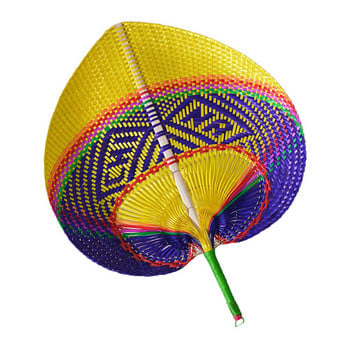 Fan Hand Fans Palm Summer Woven Wedding Cooling Leaf Coolings Party Κινεζικά χειροποίητα υφαντά φύλλα άχυρο ύφανση μπαστούνι