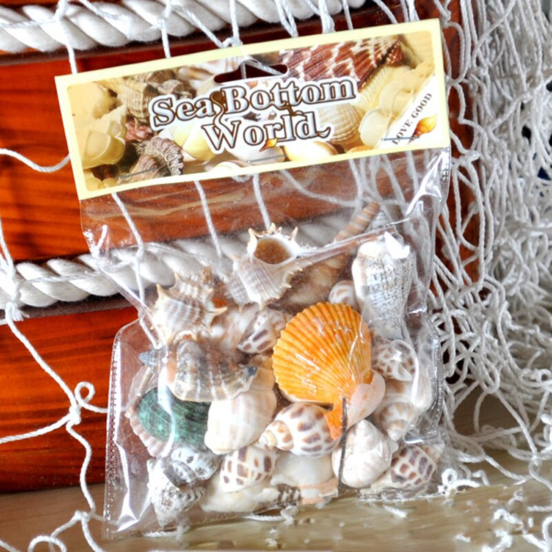 170 g vegyes óceáni tengeri kagylók barkácsolás esküvői dekoráció tengerparti tematikus parti, természetes kézműves akváriumi akvárium dekor Tengeri kagyló