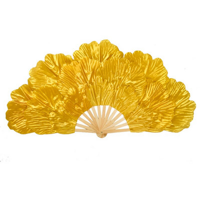 Dance Fan Peony Flower Petal Dancing Fan Performance Props Eventail a Main Abanicos Para Boda Eventail Mariage Abanicos De Mano