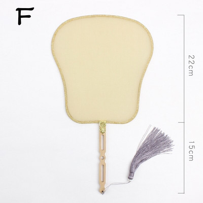 Rankų šilko vėduoklė „pasidaryk pats“ kiniška bambuko tuščia ventiliatorius „pasidaryk pats“ kaligrafija tapyba siuvinėjimas ornamentas dekoravimas rankų darbo amatų dovana