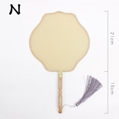 Rankų šilko vėduoklė „pasidaryk pats“ kiniška bambuko tuščia ventiliatorius „pasidaryk pats“ kaligrafija tapyba siuvinėjimas ornamentas dekoravimas rankų darbo amatų dovana