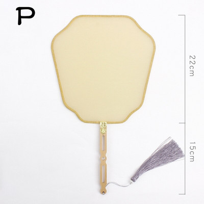 Rankų šilko vėduoklė „pasidaryk pats“ kiniška bambuko tuščia ventiliatorius „pasidaryk pats“ kaligrafija tapyba siuvinėjimas ornamentas dekoravimas rankų darbo amatų dovana