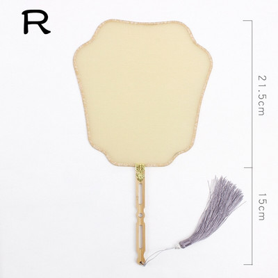 Rankų šilko vėduoklė „pasidaryk pats“ kiniška bambuko tuščia ventiliatorius „pasidaryk pats“ kaligrafija tapyba siuvinėjimas ornamentas dekoravimas rankų darbo amatų dovana