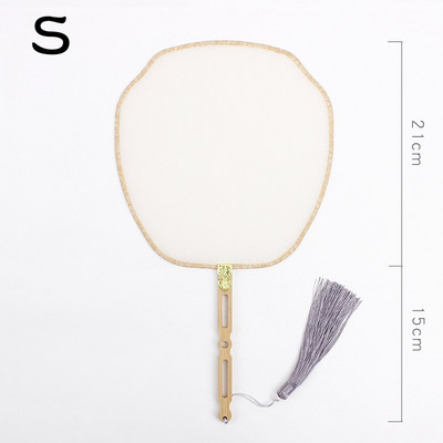 Rankų šilko vėduoklė „pasidaryk pats“ kiniška bambuko tuščia ventiliatorius „pasidaryk pats“ kaligrafija tapyba siuvinėjimas ornamentas dekoravimas rankų darbo amatų dovana