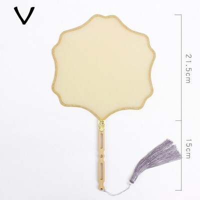 Rankų šilko vėduoklė „pasidaryk pats“ kiniška bambuko tuščia ventiliatorius „pasidaryk pats“ kaligrafija tapyba siuvinėjimas ornamentas dekoravimas rankų darbo amatų dovana