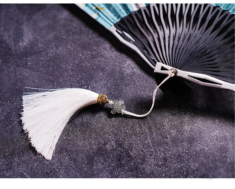 Kinų stiliaus sulankstomas ventiliatorius, aliuminio lydinys, šoninis kaulas, sulankstomas vėduoklė japonų vyrų, moterų Hanfu Cheongsam podiumo šokių sulankstoma ventiliatoriaus rekvizitai