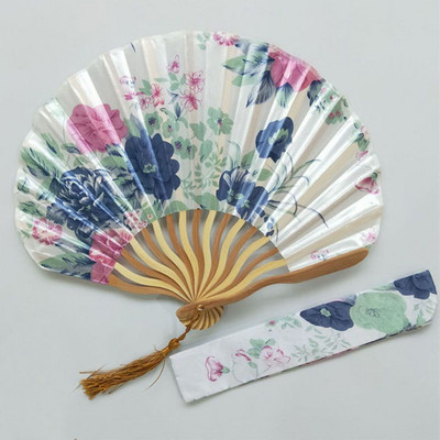 Retro kis kézi ventilátor ventilátor japán klasszikus hordozható női lótusz összecsukható ventilátorok nyári mini Shell ventilátorok női összecsukható ventilátor