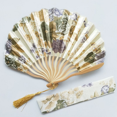 Retro kis kézi ventilátor ventilátor japán klasszikus hordozható női lótusz összecsukható ventilátorok nyári mini Shell ventilátorok női összecsukható ventilátor