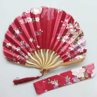 Retro kis kézi ventilátor ventilátor japán klasszikus hordozható női lótusz összecsukható ventilátorok nyári mini Shell ventilátorok női összecsukható ventilátor