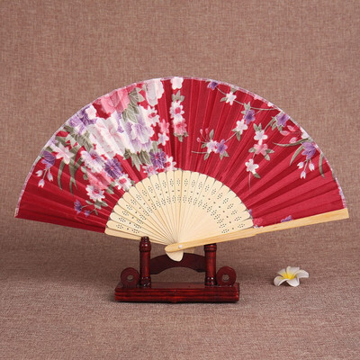 Retro kis kézi ventilátor ventilátor japán klasszikus hordozható női lótusz összecsukható ventilátorok nyári mini Shell ventilátorok női összecsukható ventilátor