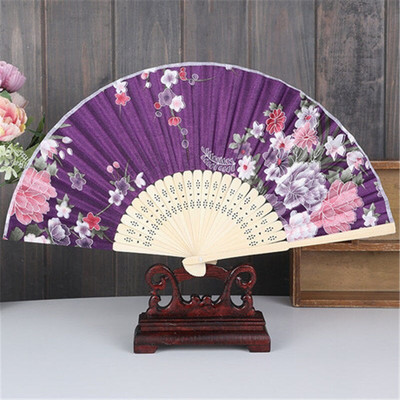 Retro kis kézi ventilátor ventilátor japán klasszikus hordozható női lótusz összecsukható ventilátorok nyári mini Shell ventilátorok női összecsukható ventilátor