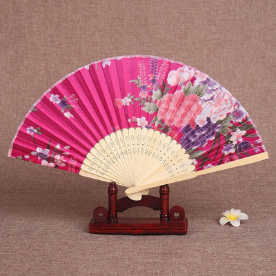 Retro kis kézi ventilátor ventilátor japán klasszikus hordozható női lótusz összecsukható ventilátorok nyári mini Shell ventilátorok női összecsukható ventilátor