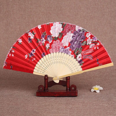Retro kis kézi ventilátor ventilátor japán klasszikus hordozható női lótusz összecsukható ventilátorok nyári mini Shell ventilátorok női összecsukható ventilátor