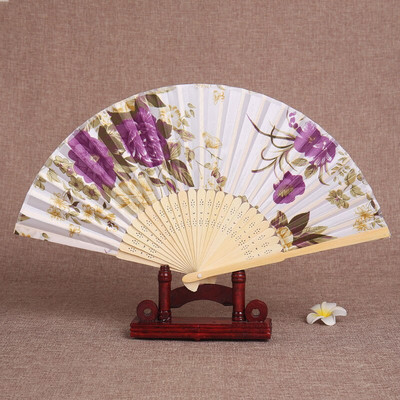 Retro kis kézi ventilátor ventilátor japán klasszikus hordozható női lótusz összecsukható ventilátorok nyári mini Shell ventilátorok női összecsukható ventilátor