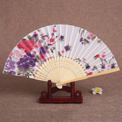 Retro kis kézi ventilátor ventilátor japán klasszikus hordozható női lótusz összecsukható ventilátorok nyári mini Shell ventilátorok női összecsukható ventilátor