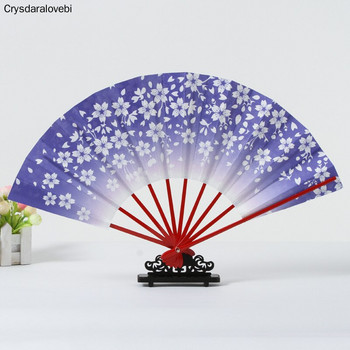 Ρυζόχαρτο Baking Lacquer Side Bone Chopsticks Fan Printed Design Βεντιλατέρ τσέπης Μοτίβο διακόσμησης για χορό Χειρός ανεμιστήρας