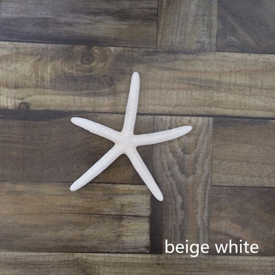 10db 6-10 cm-es natúr Starfish Real White Finger tengeri csillaghal drapériás tartás Kiváló esküvőkhöz vagy aszimmetrikus partihoz mix szín