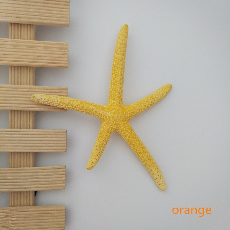 10db 6-10 cm-es natúr Starfish Real White Finger tengeri csillaghal drapériás tartás Kiváló esküvőkhöz vagy aszimmetrikus partihoz mix szín