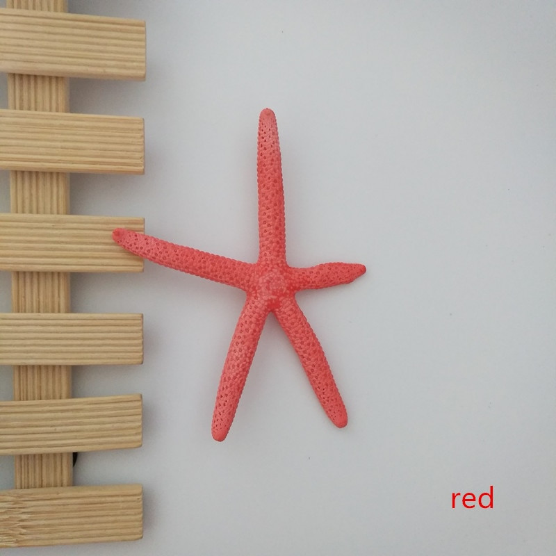 10db 6-10 cm-es natúr Starfish Real White Finger tengeri csillaghal drapériás tartás Kiváló esküvőkhöz vagy aszimmetrikus partihoz mix szín