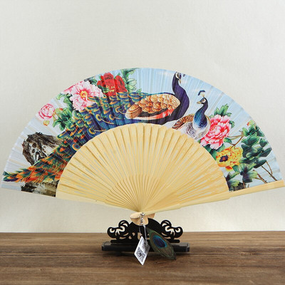 Hiina iidsed lehvikud, rohelised naised, kokkupandavad lehvikud, tantsufänn Cheongsami aksessuaarid, tuttidega lehvikuripats, suvejahutus