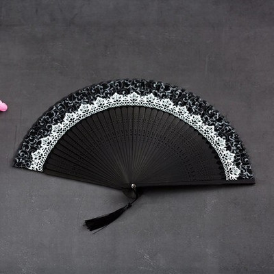 Moterų rankų vėduoklė Klasikinių šokių bambuko vėduoklė Moterų spalvos šilko vėduoklė Abanicos Para Boda Abanico De Mano Kinijos vėduoklės