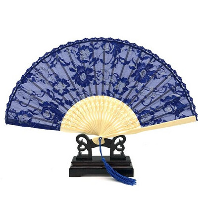 Hiina stiilis dekoratiivsed bambusest lehvikud pitskangas siidist kokkupandav käeshoitavad tantsufännid lillepeo pulmapidu