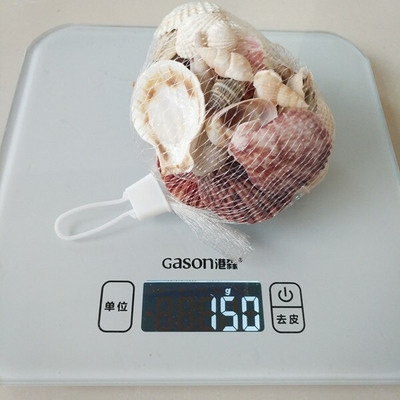 150g Divat dekoráció Beach Fashion Seashells Tengeri kagylók barkácsoláshoz Caft Decor forró akció természetes kagyló tengeri csillaghal