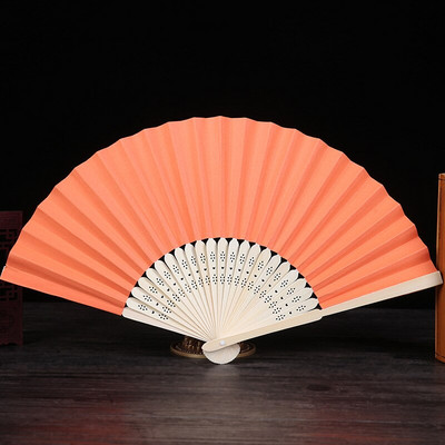 10 db / tétel Akciós minta összecsukható tánc Elegáns papír kézi legyező esküvői parti barkácsolás