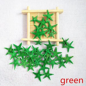 Happy Kiss 50 tk/partii isetehtud naturaalne väike meritäht triivpudelitarvikud mini meritäht naturaalne käsitöö värvide segu merekarbid