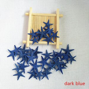 Happy Kiss 50 tk/partii isetehtud naturaalne väike meritäht triivpudelitarvikud mini meritäht naturaalne käsitöö värvide segu merekarbid